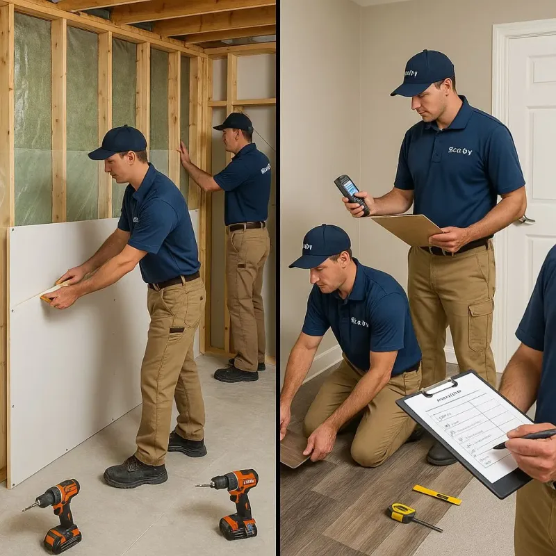 Repairs and Reconstruction process in Clarksburg, WV